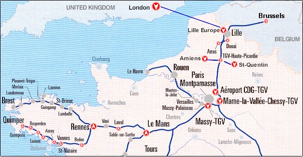 Quimper tgv plan