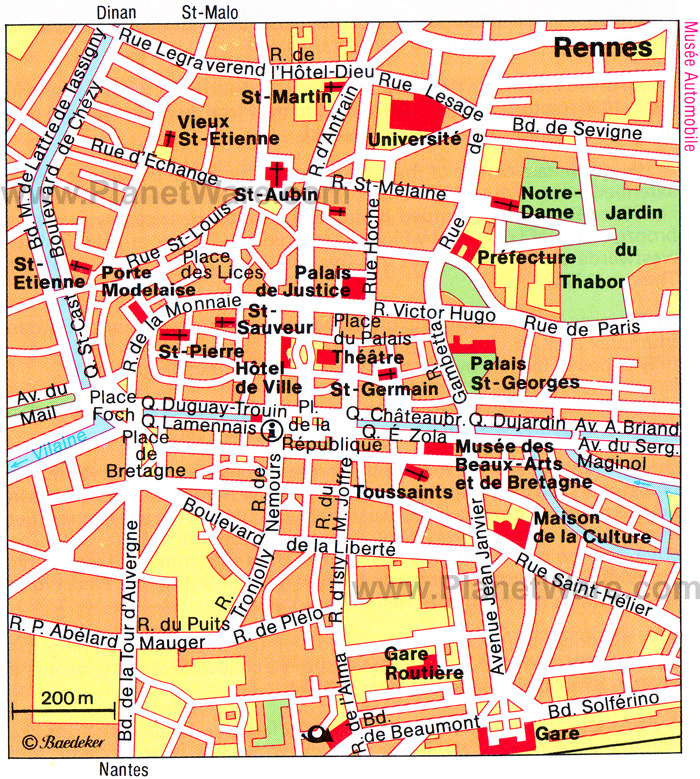 rennes carte