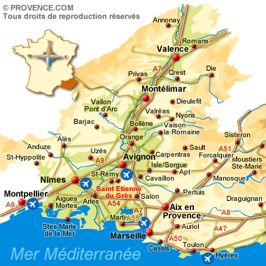 Saint Etienne zone plan