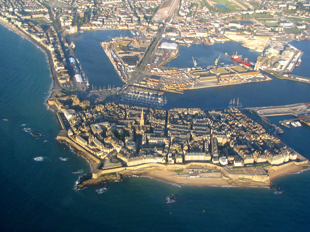 Saint Malo France plan