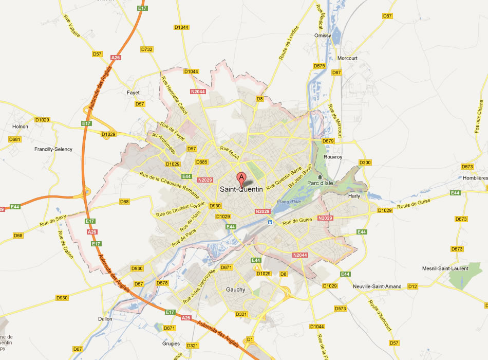 plan de Saint Quentin