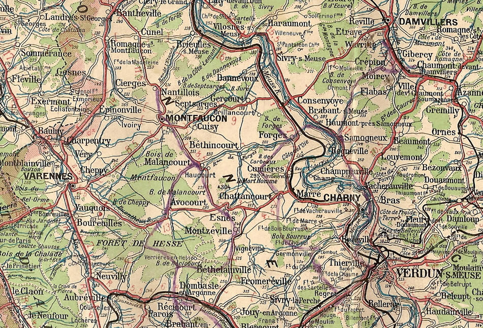 Thionville historique plan