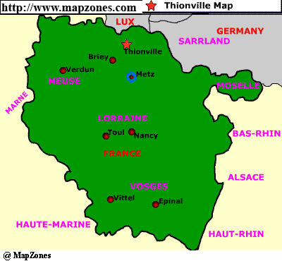 Thionville province plan