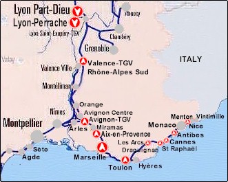 Toulon tgv plan