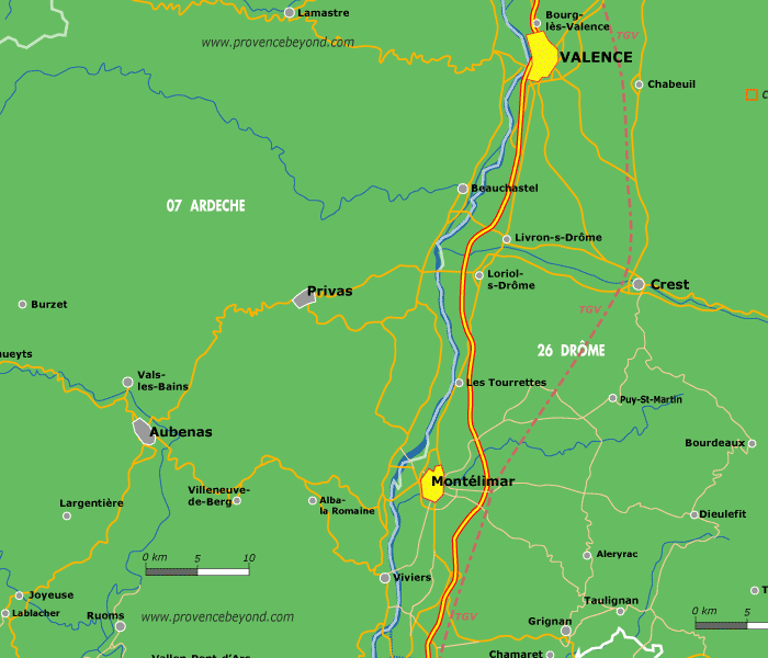 Valence regional plan