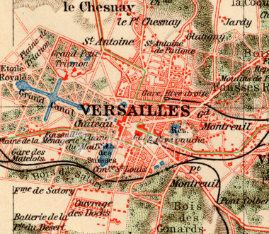 Versailles historique plan