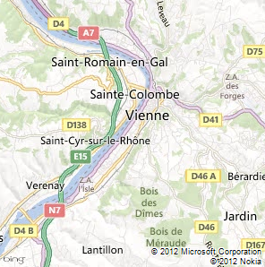 Vienne regions plan