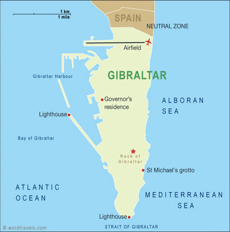 Gibraltar carte