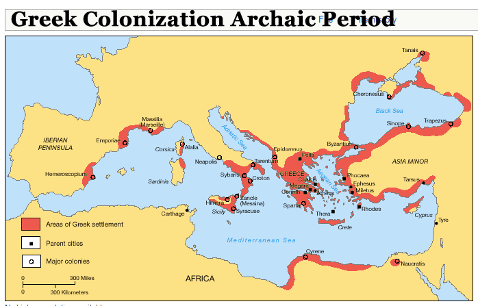Greek Colonisation Archaic Periode