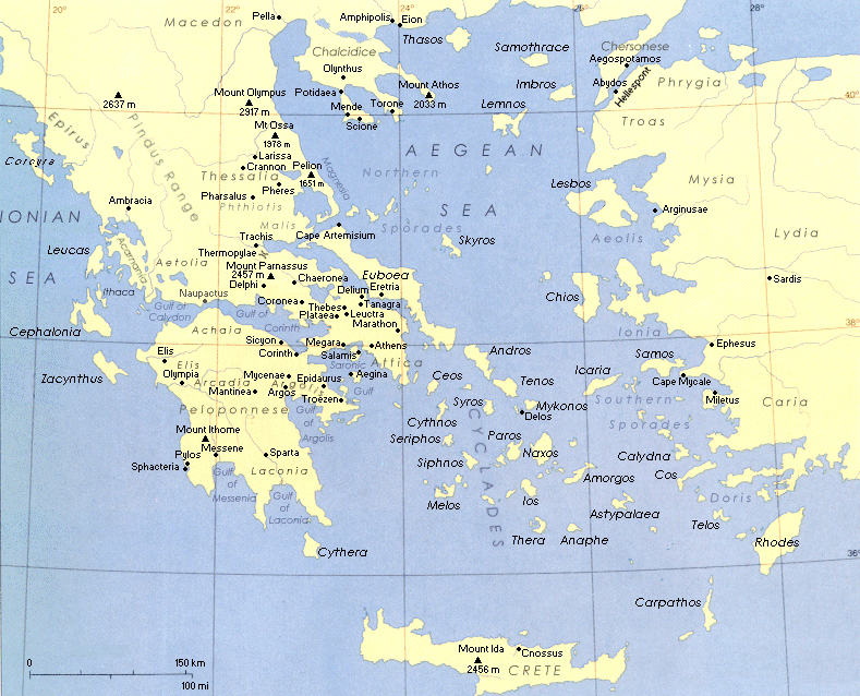 Greek Pays Carte