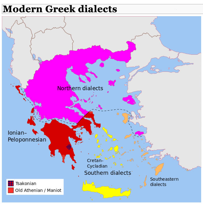 Modern Greek Dialectes
