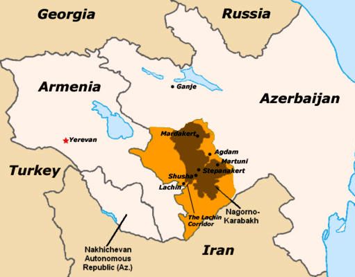 Haut Karabakh carte