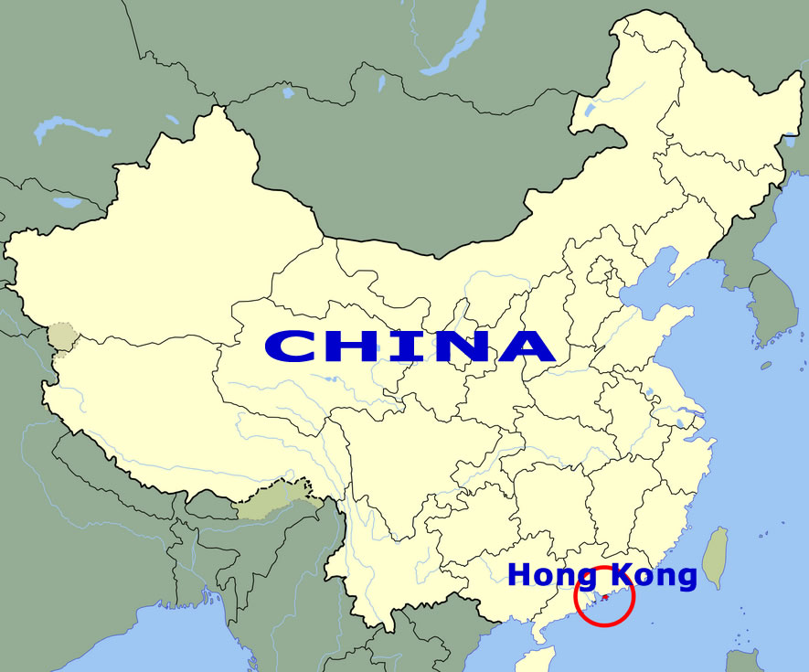 hong kong carte chine