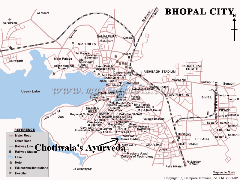 Bhopal ville centre plan