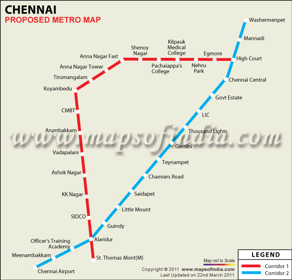 chennai metro plan