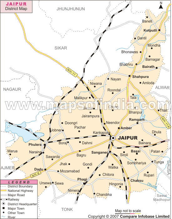 Jaipur quartier plan