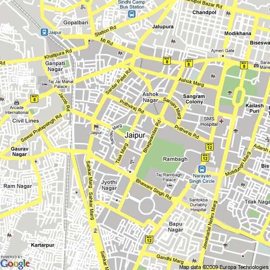 Jaipur centre plan