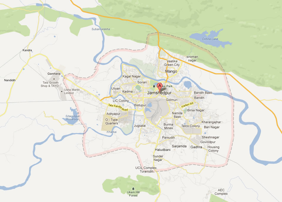 plan de Jamshedpur