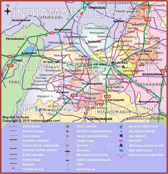 madurai quartier plan