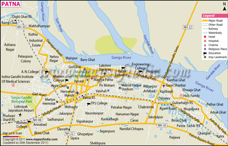 patna itineraire plan