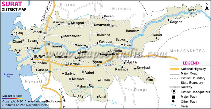 surat quartier plan