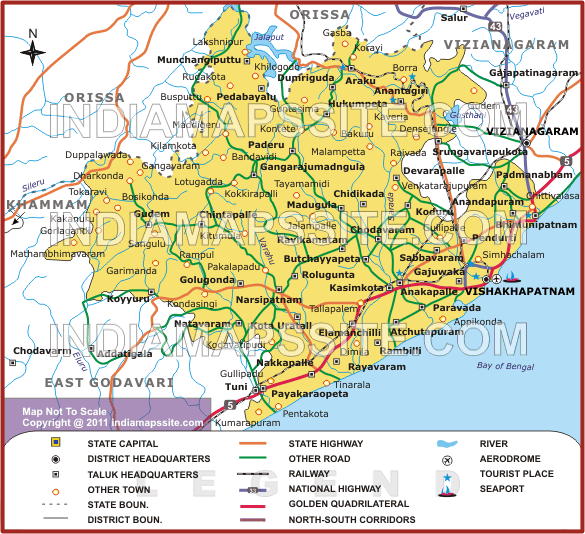 Vishakhapatnam itineraire plan