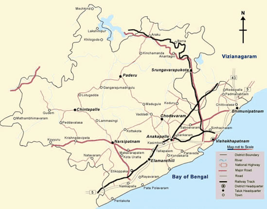 Vishakhapatnam itineraire plan