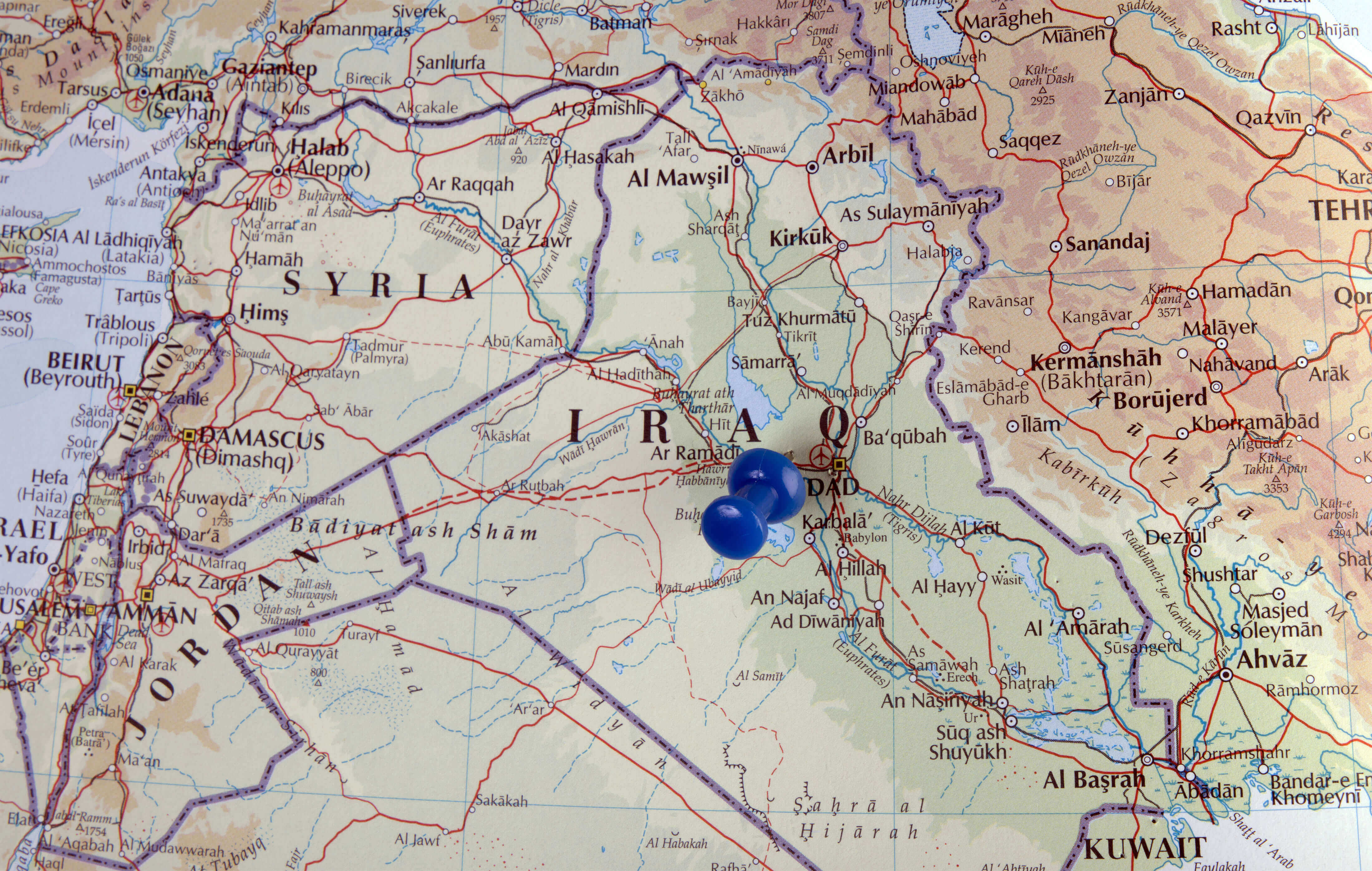 Carte Irak haute resolution