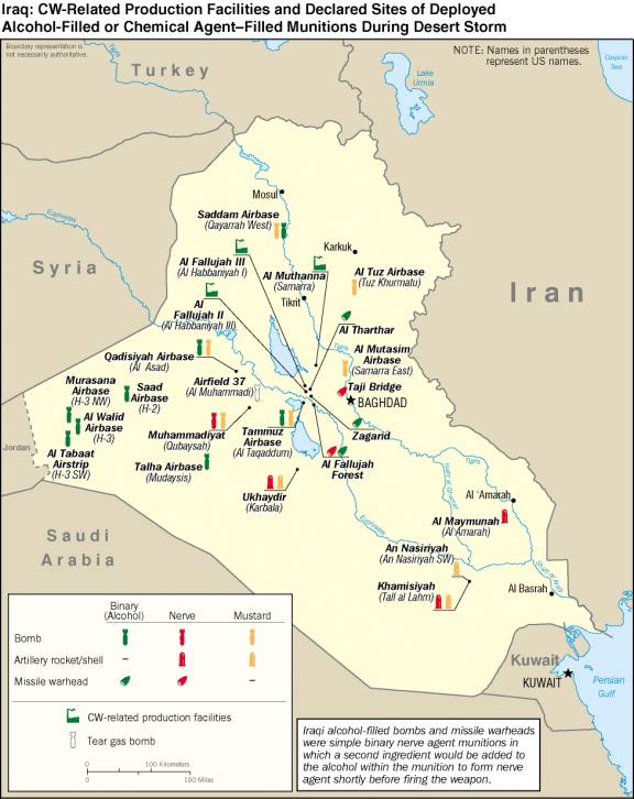 iraq guerre carte