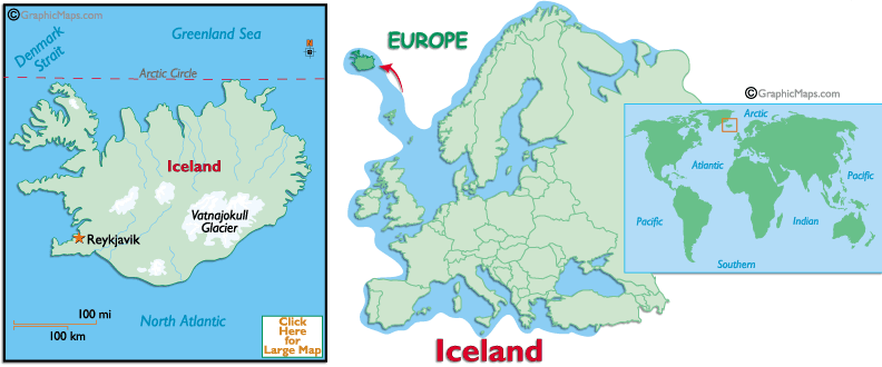 carte du islande