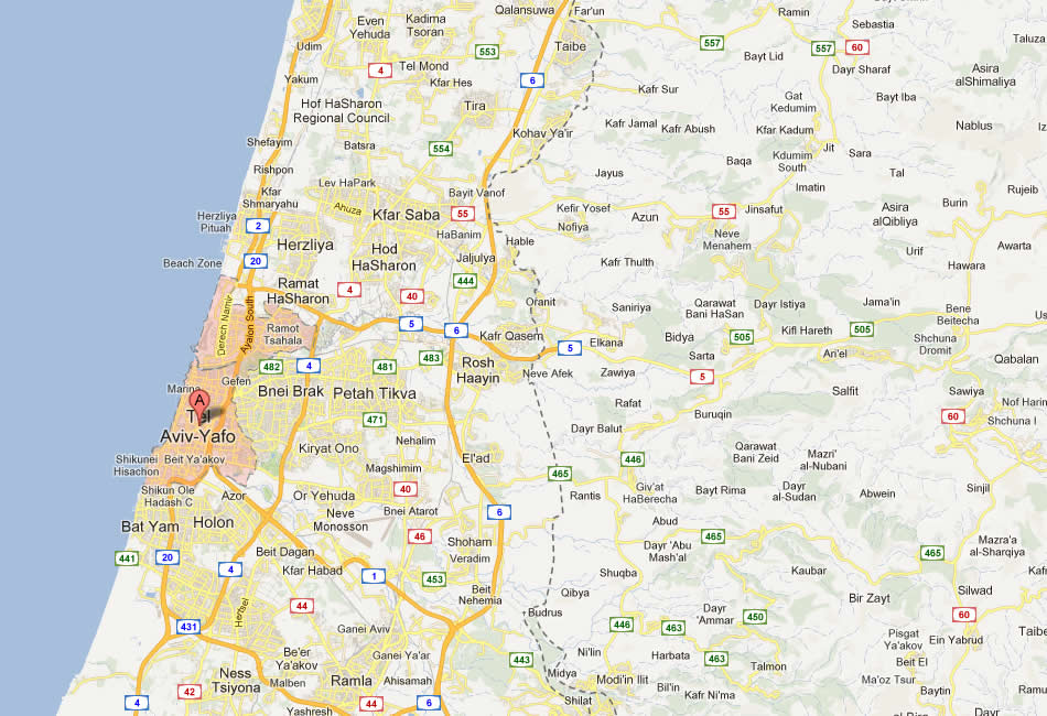 plan de Tel Aviv Yafo