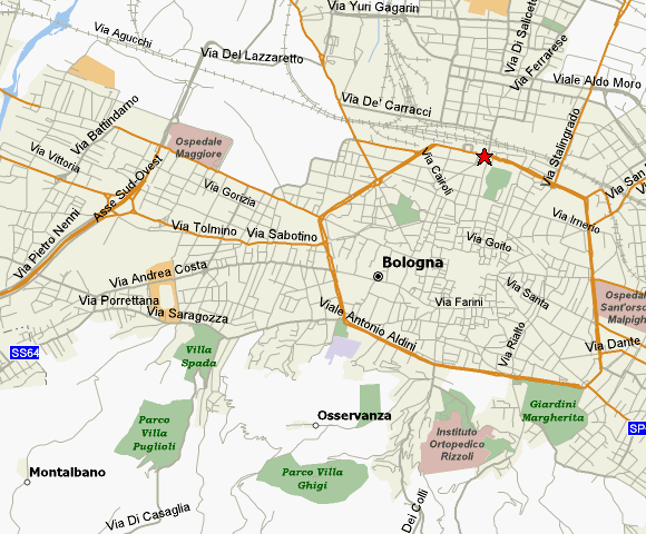 Bologna ville plan