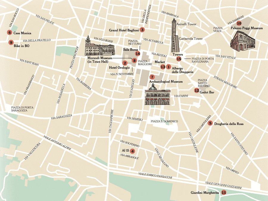 Bologna tourismee plan