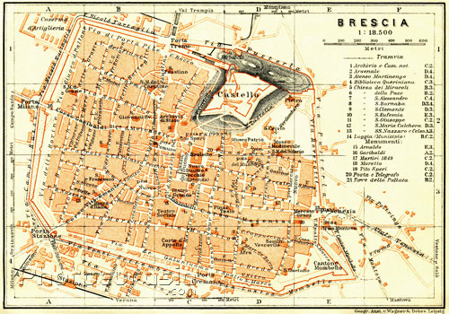 brescia historique plan