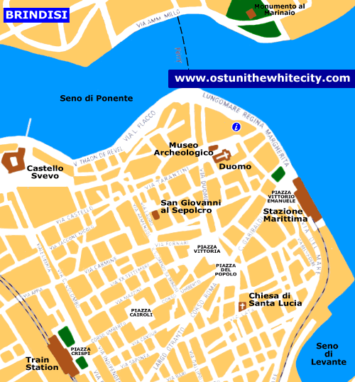 Brindisi centre plan