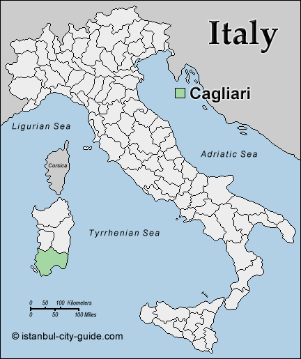 cagliari italie plan