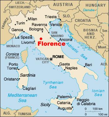 italie florence plan