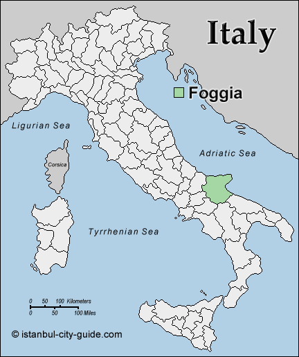 italie Foggia plan