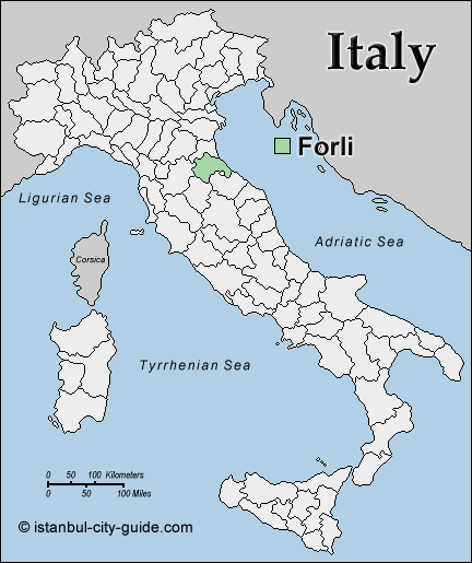 Forli italie plan