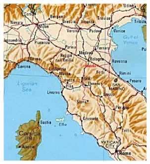 Imola nord italie plan