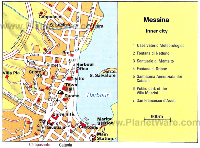 messina ville plan