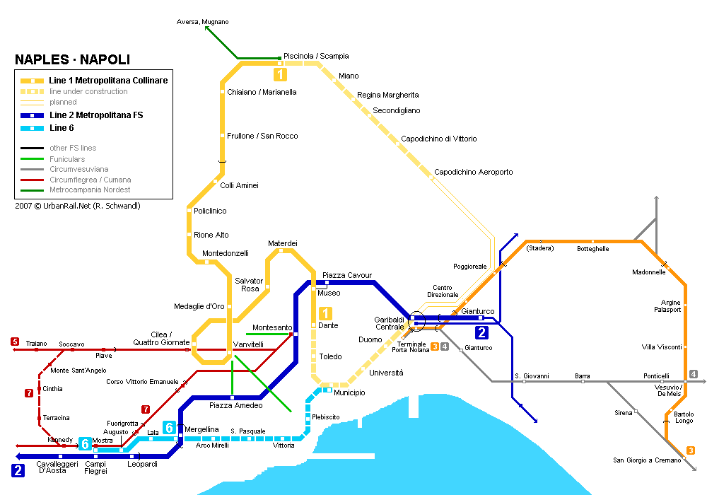 napoli rail plan