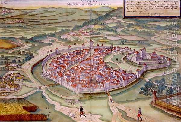 Novara historique plan