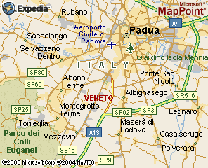 Padua itineraire plan