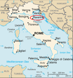italie plan Ravenna