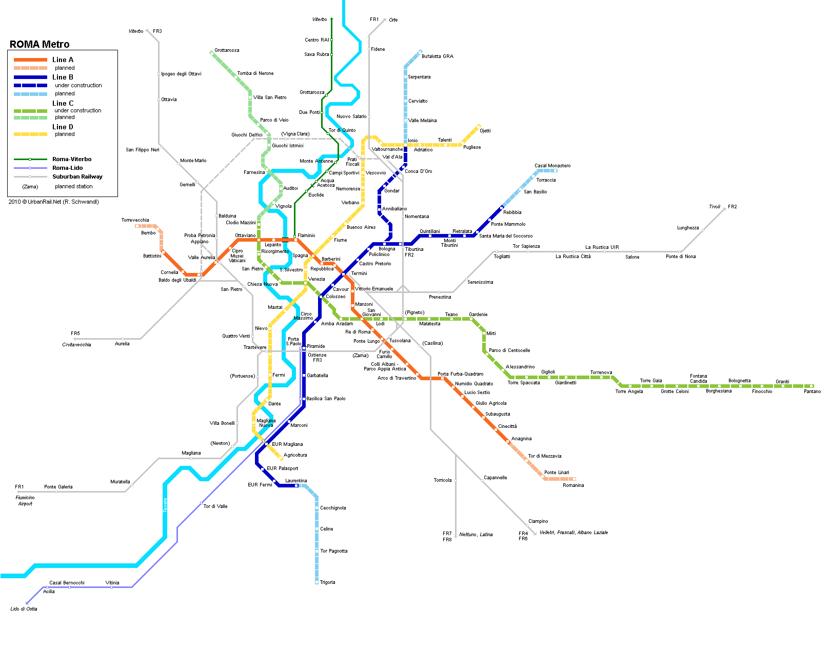 roma metro plan