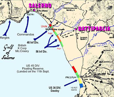 Salerno zone plan