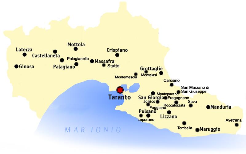 Province plan de Taranto