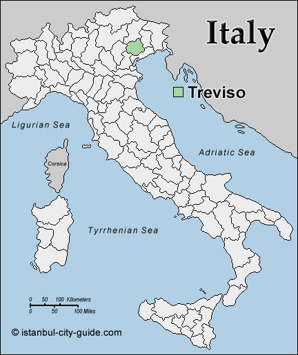 italie Treviso plan