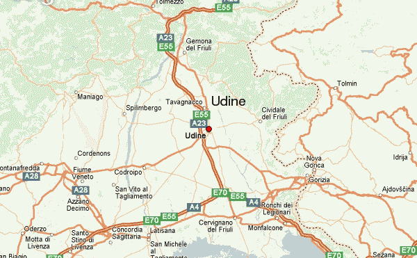 udine itineraire plan